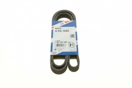 Ремень приводной поликлиновый 6PK1555 BOSCH 1987947949