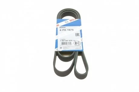 Ремень приводной поликлиновый 6PK1675 BOSCH 1987947979