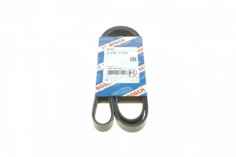 Ремень приводной поликлиновый 6PK1750 VOLGA BOSCH 1987947981