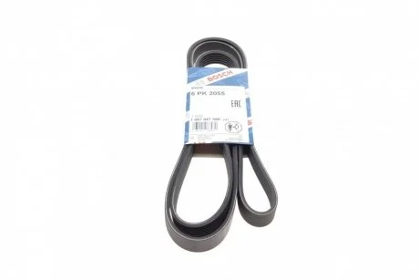 Ремень приводной поликлиновый 6PK2055 BOSCH 1987947988