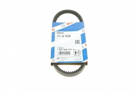 Ремінь клинової 11 * 528 BOSCH 1987948143