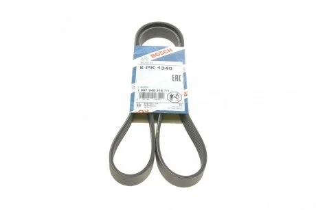 Ремень приводной поликлиновый 6PK1340 BOSCH 1987948316