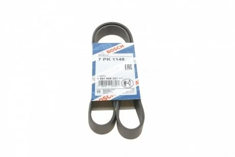 Ремень приводной поликлиновый 7PK1148 BOSCH 1987948321