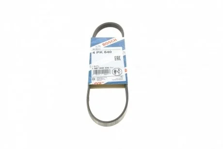 Ремінь П-клиновий 4PK640 BOSCH 1987948330