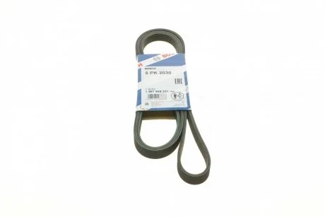 Ремінь П-клиновий 5PK2030 BOSCH 1987948331