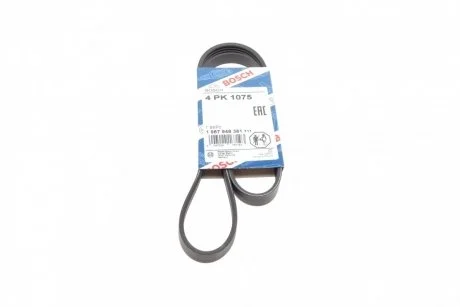 Ремень приводной поликлиновый 4PK1075 BOSCH 1987948361