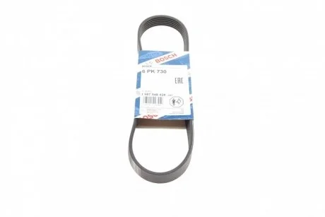 Ремень приводной поликлиновый 6PK730 BOSCH 1987948428