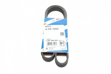 Ремень приводной поликлиновый 6PK1054 BOSCH 1987948452