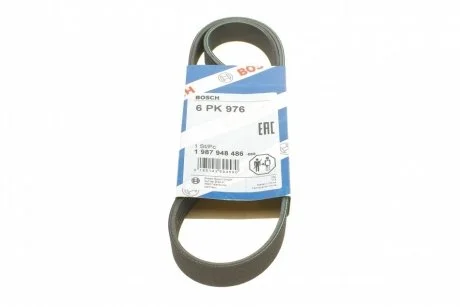 Ремень приводной поликлиновый 6PK976 BOSCH 1987948486
