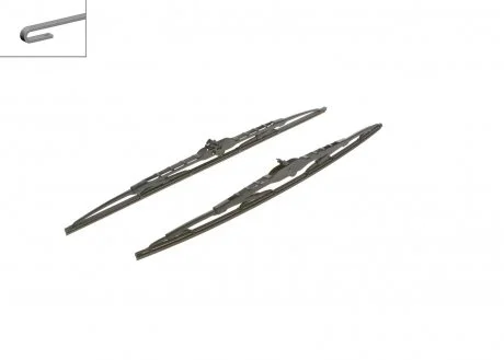 Щітки склоочисника TW 582S L550/530 AUDI/PORSCHE A6/A8/911 - кратн. 5 шт BOSCH 3397001582