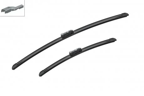 Щітки дворн. к-кт Doblo 10> (безкаркас.) BOSCH 3 397 007 295