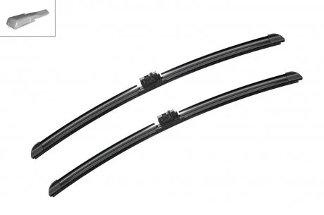 Комплект склоочисників / безкаркасні / 550 • 550 мм. / BOSCH 3397009843