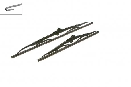 Стеклоочиститель каркасный передний (2шт) 552 Twin 550 / 400мм BOSCH 3 397 010 405