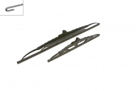 Щітки склоочисника TW 535 S NISSAN/SUZUKI Micra/Pixo/Alto/Celerio \'\'09>> - кратн. 5 шт BOSCH 3397010406