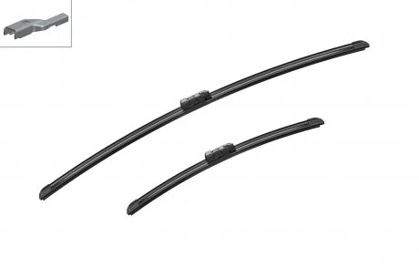 Комплект склоочисників / безкаркасні / 700 • 425 мм. / BOSCH 3397014208