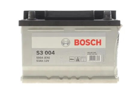 Акумулятор Bosch 12В/53Аг/500А/13,41кг BOSCH DSC_0 092 S30 041