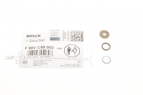 Ремкомплект насос-форсунки BOSCH F00VC99002 (фото 1)