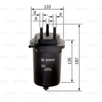 Топливный фильтр 2073 замена 0450907011 BOSCH F026402073