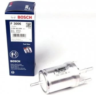 Топливный фильтр 3006 AUDI / SEAT / SKODA / VW Caddy, EOS, Golf, Jetta, Polo, Touran, Fabia, Roomster, A3, TT 98- BOSCH F026403006
