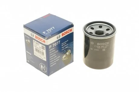 Масляний фільтр 7077 HONDA Accord, Civic, Jazz, Prelude 85 BOSCH F026407077