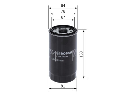 Фільтр масляний BOSCH F 026 407 304