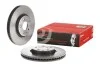 Тормозной диск передний AUDI / AUDI (FAW) BREMBO 09B97211 (фото 2)