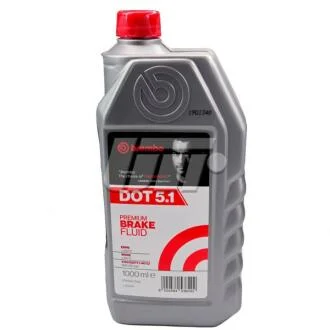 Гальмівна рідина DOT5.1 / 1л. / пластикова пляшка / BREMBO L 05 010
