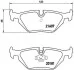 Гальмівні колодки дискові BREMBO P06 013 (фото 1)