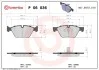 Тормозные колодки передние BMW / BMW (BRILLIANCE) BREMBO P06036 (фото 1)