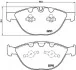 Комплект тормозных колодок с 4 шт. дисков BREMBO P06047 (фото 1)