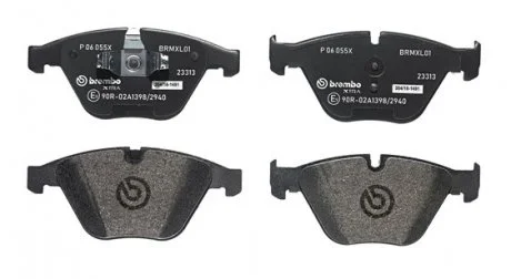 Комплект тормозных колодок с 4 шт. дисков BREMBO P06055X