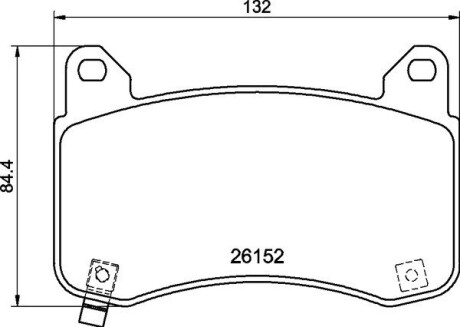 Гальмівні колодки дискові BREMBO P09 029