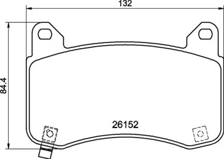 Гальмівні колодки дискові BREMBO P09 029