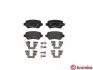 Тормозные колодки дисковые, к-кт. BREMBO P10 013 (фото 2)