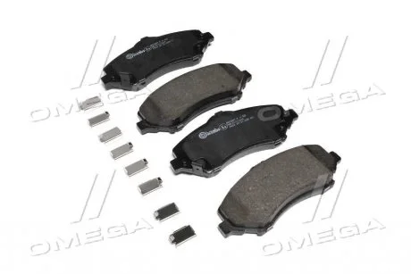 Тормозные колодки дисковые, к-кт. BREMBO P11 022 (фото 1)