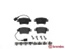 Комплект гальмівних колодок задн Abarth Grande Punto, Punto, Punto Evo Fiat Grande Punto, Punto, Punto Evo 0.9-1.6D 05.08- BREMBO P23142 (фото 2)