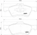 Тормозные колодки дисковые, к-кт. BREMBO P24 159 (фото 1)