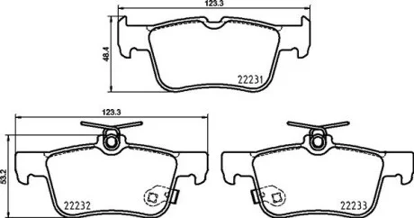 Гальмівні колодки дискові BREMBO P24 217