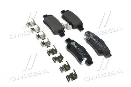 Тормозные колодки дисковые, к-кт. BREMBO P28 046