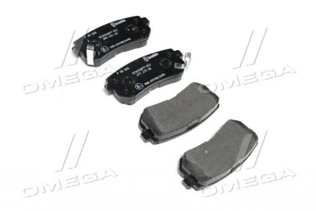 Тормозные колодки дисковые, к-кт. BREMBO P30 025