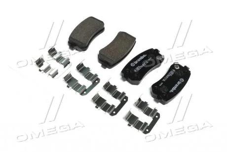 Тормозные колодки дисковые, к-кт. BREMBO P30 051