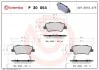 Тормозные колодки дисковые, к-кт. BREMBO P30 054 (фото 1)