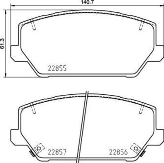 Гальмівні колодки дискові BREMBO P30 102