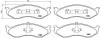 Тормозные колодки дисковые BREMBO P37 004 (фото 1)