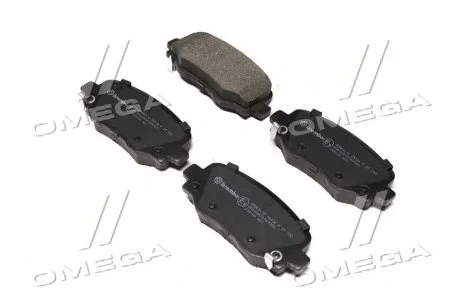 Тормозные колодки дисковые BREMBO P37 020