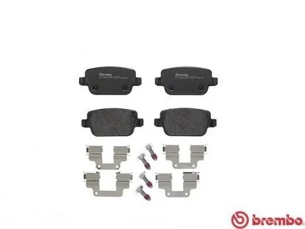 Тормозные колодки дисковые, к-кт. BREMBO P44 017