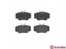 Комплект тормозных колодок с 4 шт. дисков BREMBO P50008 (фото 2)