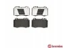 Комплект тормозных колодок с 4 шт. дисков BREMBO P50041 (фото 2)