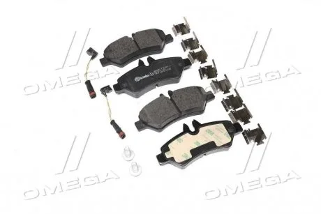 Тормозные колодки дисковые, к-кт. BREMBO P50 084
