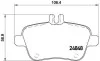 Тормозные колодки дисковые, к-кт. BREMBO P50 091 (фото 1)